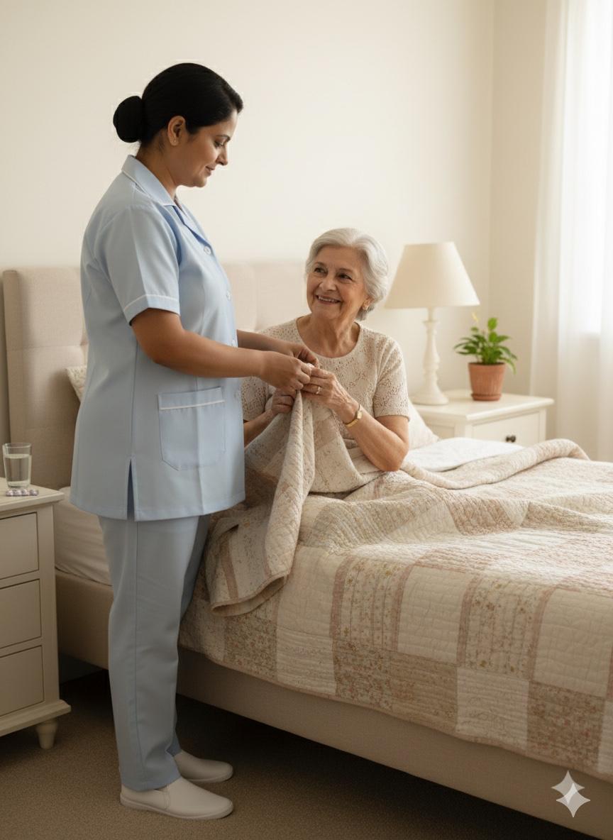 Lavender Uniform Co-ord – Cotton Pant & Shirt Set for Nurses, Nannies & Housemaids
